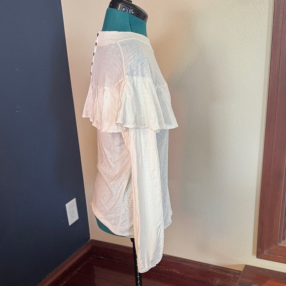 Nation LTD White Ruffle Top - Picture 5 of 7